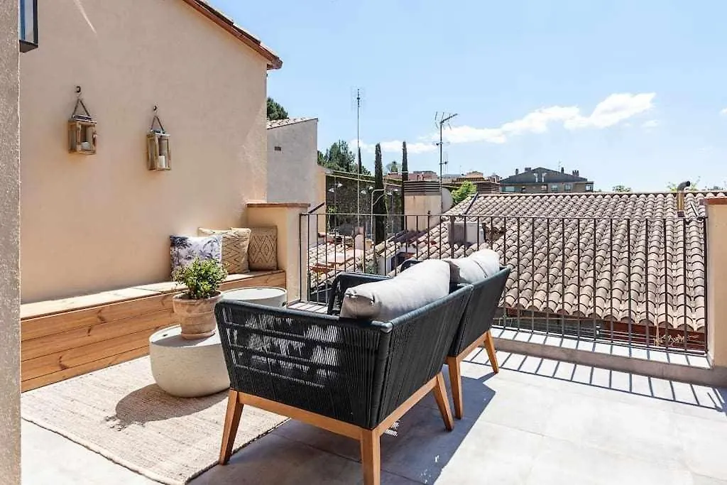 Velo Vern 3 Luxury Penthouse W Views Of City Wall Girona 0*,
